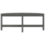 Solid gray pine wood coffee table 118x63x45 cm by vidaXL, Coffee table - Ref: Foro24-822319, Price: 53,72 €, Discount: %