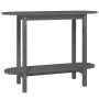 Mesa consola de madera maciza de pino gris 110x40x80 cm de vidaXL, Mesas de centro - Ref: Foro24-822299, Precio: 58,82 €, Des...