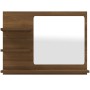 Bathroom mirror in brown oak plywood 60x10.5x45 cm by vidaXL, bathroom vanities - Ref: Foro24-815662, Price: 41,54 €, Discoun...