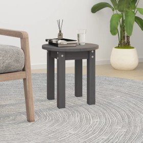 Solid gray pine wood coffee table Ø35x35 cm by vidaXL, Coffee table - Ref: Foro24-822339, Price: 28,99 €, Discount: %