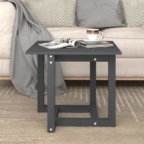 Solid gray pine wood coffee table 50x50x45 cm by vidaXL, Coffee table - Ref: Foro24-822174, Price: 35,99 €, Discount: %