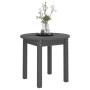 Solid gray pine wood coffee table Ø 45x40 cm by vidaXL, Coffee table - Ref: Foro24-822334, Price: 36,99 €, Discount: %