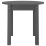 Solid gray pine wood coffee table Ø 45x40 cm by vidaXL, Coffee table - Ref: Foro24-822334, Price: 36,99 €, Discount: %