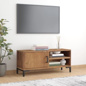 Mueble para TV madera maciza de pino marrón 90x30x40 cm de vidaXL, Muebles TV - Ref: Foro24-349915, Precio: 142,99 €, Descuen...