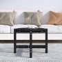 Solid black pine wood coffee table 62.5x45 cm by vidaXL, Coffee table - Ref: Foro24-822306, Price: 56,99 €, Discount: %