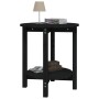 Mesa de centro de madera maciza de pino negro Ø55x60 cm de vidaXL, Mesas de centro - Ref: Foro24-822356, Precio: 61,63 €, Des...