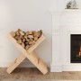 Firewood holder solid pine wood 47x39.5x48 cm by vidaXL, Accessories for bags and firewood holders - Ref: Foro24-822447, Pric...