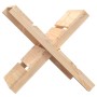 Firewood holder solid pine wood 47x39.5x48 cm by vidaXL, Accessories for bags and firewood holders - Ref: Foro24-822447, Pric...