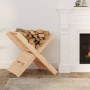 Firewood holder solid pine wood 47x39.5x48 cm by vidaXL, Accessories for bags and firewood holders - Ref: Foro24-822447, Pric...