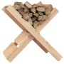 Firewood holder solid pine wood 47x39.5x48 cm by vidaXL, Accessories for bags and firewood holders - Ref: Foro24-822447, Pric...