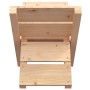 Firewood holder solid pine wood 47x39.5x48 cm by vidaXL, Accessories for bags and firewood holders - Ref: Foro24-822447, Pric...