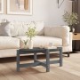 Solid gray pine wood coffee table 87x48x35 cm by vidaXL, Coffee table - Ref: Foro24-822324, Price: 37,99 €, Discount: %