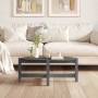 Solid gray pine wood coffee table 87x48x35 cm by vidaXL, Coffee table - Ref: Foro24-822324, Price: 37,99 €, Discount: %