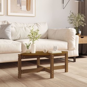 Solid honey brown pine wood coffee table 87x48x35 cm by vidaXL, Coffee table - Ref: Foro24-822325, Price: 42,99 €, Discount: %