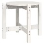 Solid white pine wood coffee table Ø52.5x45 cm by vidaXL, Coffee table - Ref: Foro24-822308, Price: 29,87 €, Discount: %