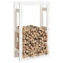 Firewood rack solid white pine wood 60x25x100 cm by vidaXL, Accessories for bags and firewood holders - Ref: Foro24-822413, P...