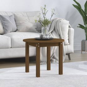 Honey brown solid pine wood coffee table Ø 55x45 cm by vidaXL, Coffee table - Ref: Foro24-822330, Price: 34,99 €, Discount: %