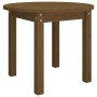 Honey brown solid pine wood coffee table Ø 55x45 cm by vidaXL, Coffee table - Ref: Foro24-822330, Price: 34,78 €, Discount: %