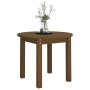 Honey brown solid pine wood coffee table Ø 55x45 cm by vidaXL, Coffee table - Ref: Foro24-822330, Price: 34,78 €, Discount: %