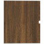 Brown oak engineered wood washbasin cabinet 60x38.5x45cm by vidaXL, Bathroom furniture - Ref: Foro24-815650, Price: 51,73 €, ...