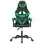 Drehbarer Gaming-Stuhl aus schwarzem und grünem Kunstleder von vidaXL, Gaming-Stühle - Ref: Foro24-349546, Preis: 123,99 €, R...