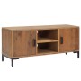 Mueble para TV madera maciza de pino marrón 110x35x48 cm de vidaXL, Muebles TV - Ref: Foro24-349917, Precio: 167,99 €, Descue...