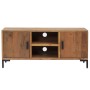 Mueble para TV madera maciza de pino marrón 110x35x48 cm de vidaXL, Muebles TV - Ref: Foro24-349917, Precio: 167,99 €, Descue...