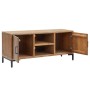 Mueble para TV madera maciza de pino marrón 110x35x48 cm de vidaXL, Muebles TV - Ref: Foro24-349917, Precio: 167,99 €, Descue...