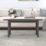 Mesa de centro de madera maciza de pino gris 110x55x45 cm de vidaXL, Mesas de centro - Ref: Foro24-822344, Precio: 69,99 €, D...