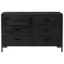 Aparador de madera maciza de pino negro 110x35x70 cm de vidaXL, Aparadores - Ref: Foro24-349922, Precio: 293,03 €, Descuento: %