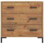 Cómoda de madera maciza de pino 75x35x70 cm de vidaXL, Cajoneras - Ref: Foro24-349925, Precio: 211,69 €, Descuento: %