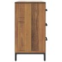 Cómoda de madera maciza de pino 75x35x70 cm de vidaXL, Cajoneras - Ref: Foro24-349925, Precio: 211,69 €, Descuento: %