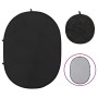 Oval photography studio background 2 in 1 black gray 200x150 cm by vidaXL, Money - Ref: Foro24-190249, Price: 50,18 €, Discou...