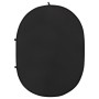 Oval photography studio background 2 in 1 black gray 200x150 cm by vidaXL, Money - Ref: Foro24-190249, Price: 50,18 €, Discou...