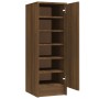 Mueble zapatero madera contrachapada roble marrón 32x35x92 cm de vidaXL, Zapateros y organizadores de calzado - Ref: Foro24-8...