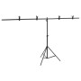 Schwarzer T-förmiger Hintergrundträger 201x60x(70-200) cm von vidaXL, Studiomontagen - Ref: Foro24-190253, Preis: 27,29 €, Ra...