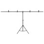 Schwarzer T-förmiger Hintergrundträger 201x60x(70-200) cm von vidaXL, Studiomontagen - Ref: Foro24-190253, Preis: 27,29 €, Ra...