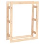 Firewood rack solid pine wood 80x25x100 cm by vidaXL, Accessories for bags and firewood holders - Ref: Foro24-822417, Price: ...