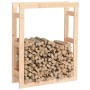 Firewood rack solid pine wood 80x25x100 cm by vidaXL, Accessories for bags and firewood holders - Ref: Foro24-822417, Price: ...