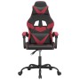 Drehbarer Gaming-Stuhl aus schwarzem und weinrotem Kunstleder von vidaXL, Gaming-Stühle - Ref: Foro24-349550, Preis: 111,70 €...