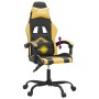 Silla gaming giratoria cuero sintético negro y dorado de vidaXL, Sillones para videojuegos - Ref: Foro24-349593, Precio: 114,...