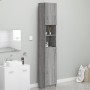 Armario de baño madera contrachapada gris Sonoma 32x25,5x190 cm de vidaXL, Muebles de baño - Ref: Foro24-815538, Precio: 85,9...