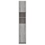 Armario de baño madera contrachapada gris Sonoma 32x25,5x190 cm de vidaXL, Muebles de baño - Ref: Foro24-815538, Precio: 85,9...