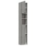 Armario de baño madera contrachapada gris Sonoma 32x25,5x190 cm de vidaXL, Muebles de baño - Ref: Foro24-815538, Precio: 84,0...