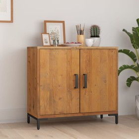 Braunes Sideboard aus massivem Kiefernholz 75x35x70 cm von vidaXL, Sideboards - Ref: Foro24-349923, Preis: 195,50 €, Rabatt: %