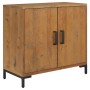 Solid pine wood sideboard in brown, 75x35x70 cm by vidaXL, Sideboards - Ref: Foro24-349923, Price: 195,69 €, Discount: %