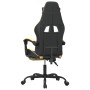 Swivel gaming chair footrest synthetic leather black gold by vidaXL, Gaming chairs - Ref: Foro24-349581, Price: 123,65 €, Dis...