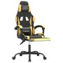 Swivel gaming chair footrest synthetic leather black gold by vidaXL, Gaming chairs - Ref: Foro24-349581, Price: 123,65 €, Dis...