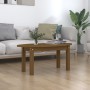 Solid honey brown pine wood coffee table 80x40x35 cm by vidaXL, Coffee table - Ref: Foro24-822350, Price: 46,09 €, Discount: %