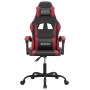 Drehbarer Gaming-Stuhl aus schwarzem und weinrotem Kunstleder von vidaXL, Gaming-Stühle - Ref: Foro24-349574, Preis: 122,99 €...